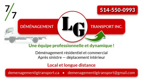 Déménagement LG Transport Inc